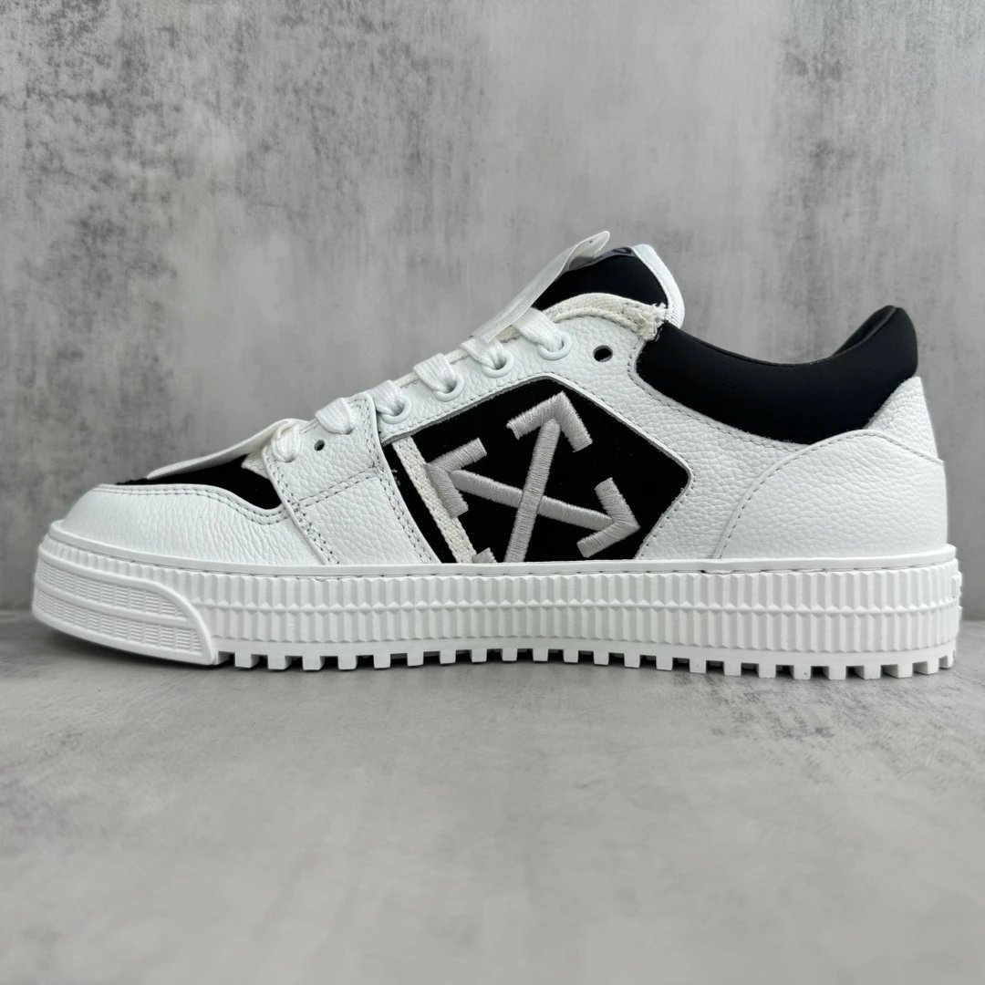 Low Vulcanized Canvas Sneakers Leather Lining White Noir - Gallery Image 7 - Detailed View