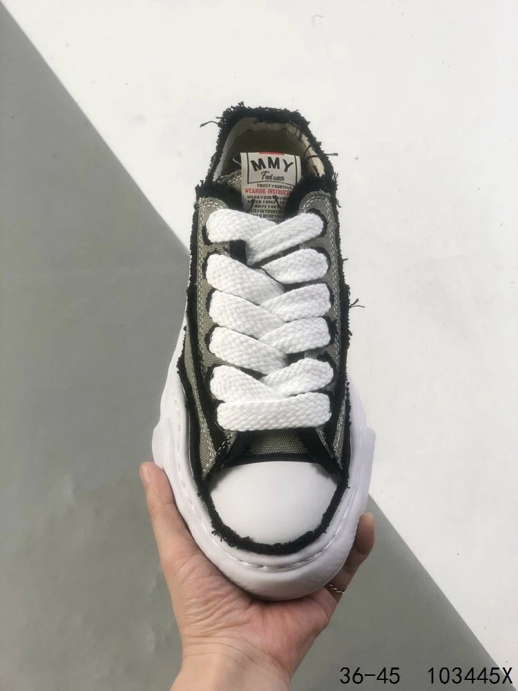 Maison Mihara Yasuhiro MMY Shell Sneakers Gray - Gallery Image 7 - Detailed View