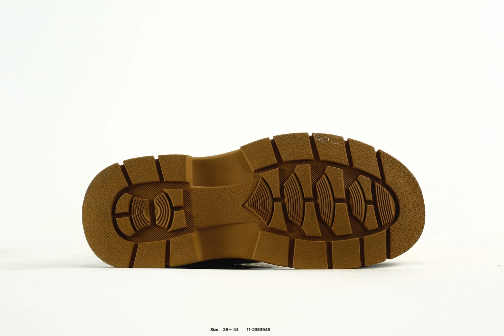 Premium Leather Outdoor Work Boots Walnut Brown - Gallery Image 6 - Detailed View