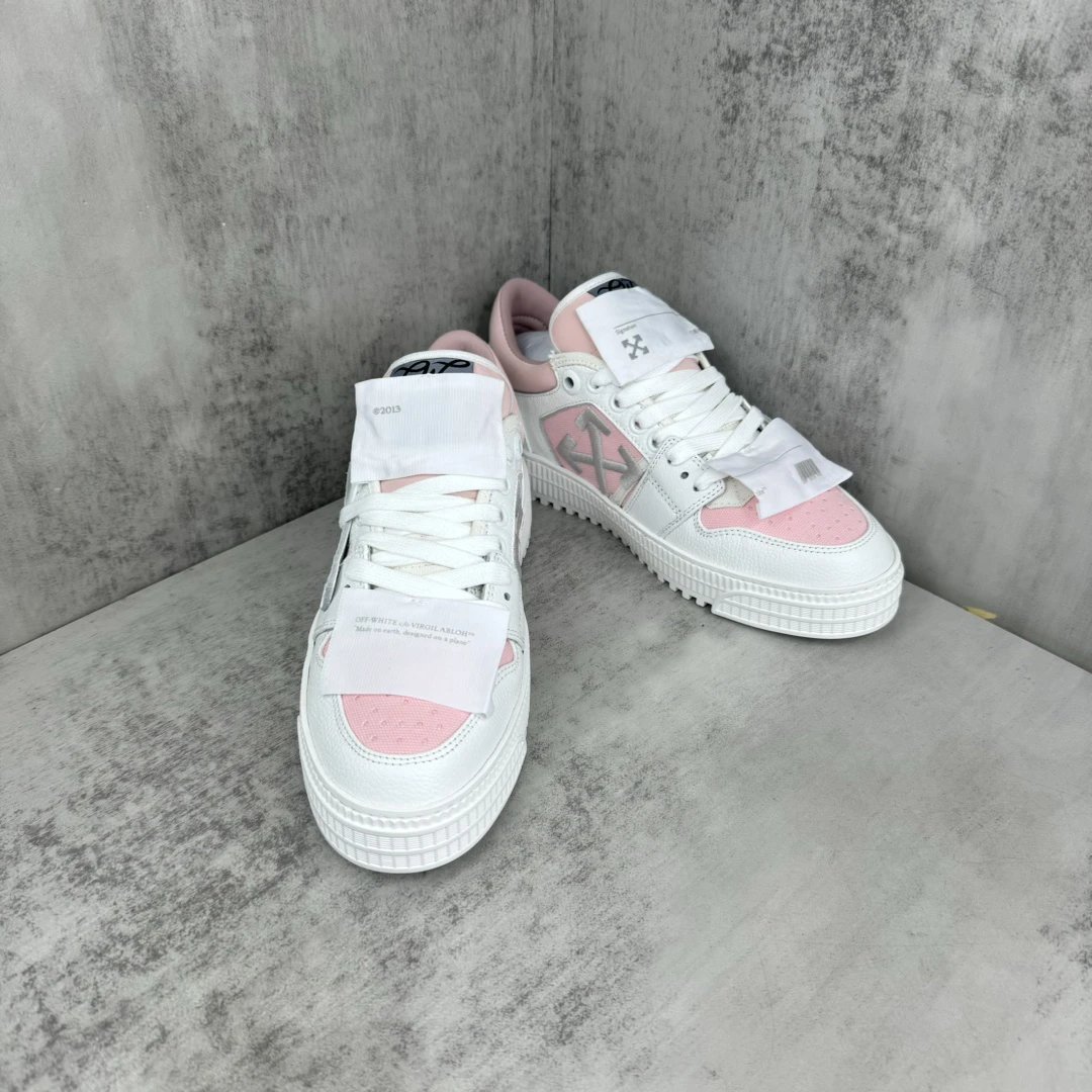 Low Vulcanized Canvas Sneakers Leather Lining Blush White - Gallery Image 2 - Detailed View