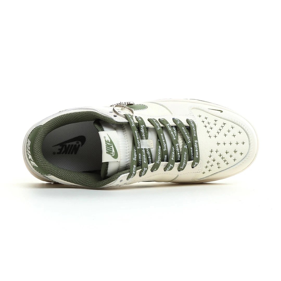 Canvas Skate Sneakers Olive - Gallery Image 4 - Detailed View