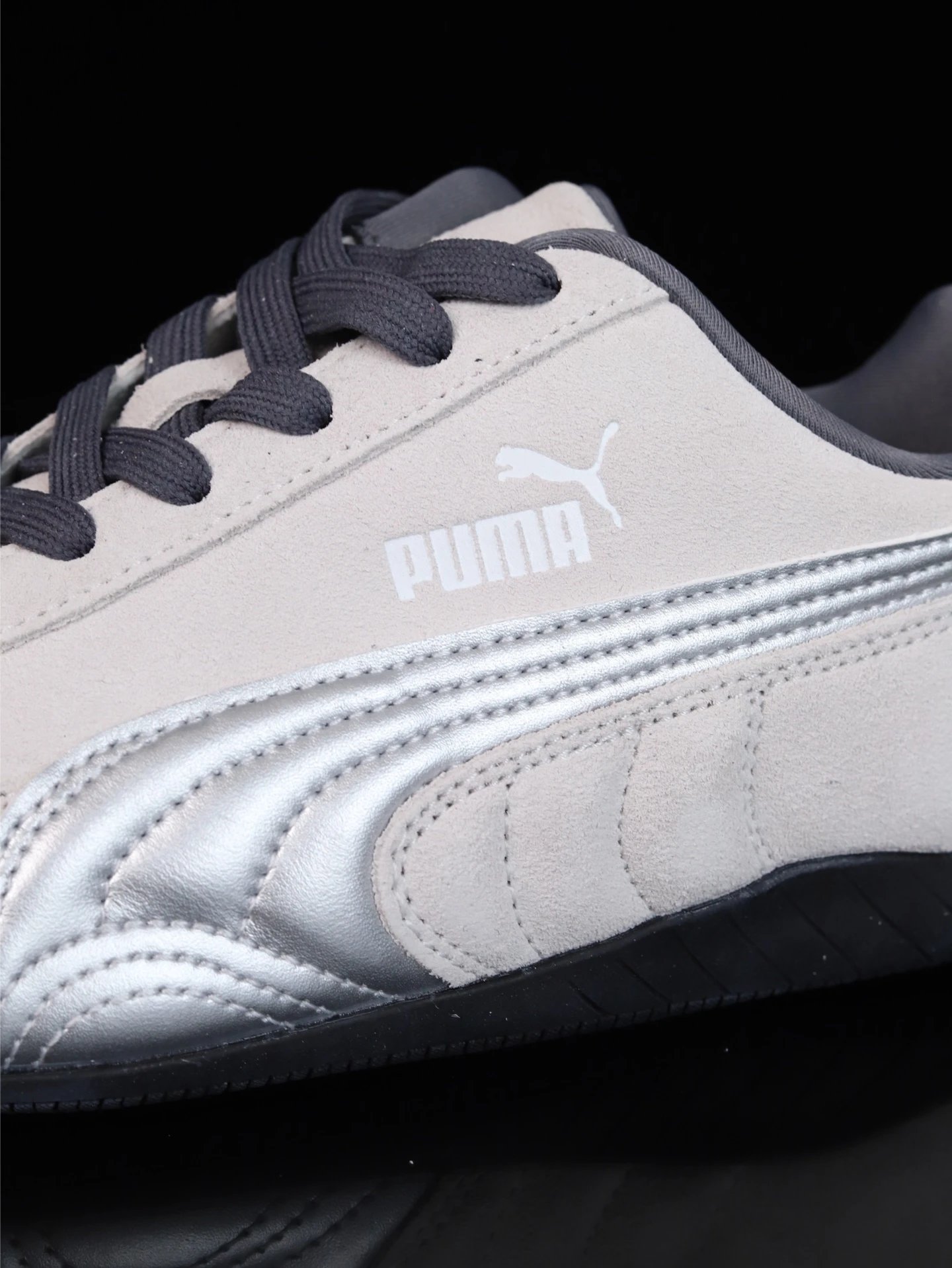 Puma Roma M Motorsport Sneakers Silver Gray - Gallery Image 8 - Detailed View