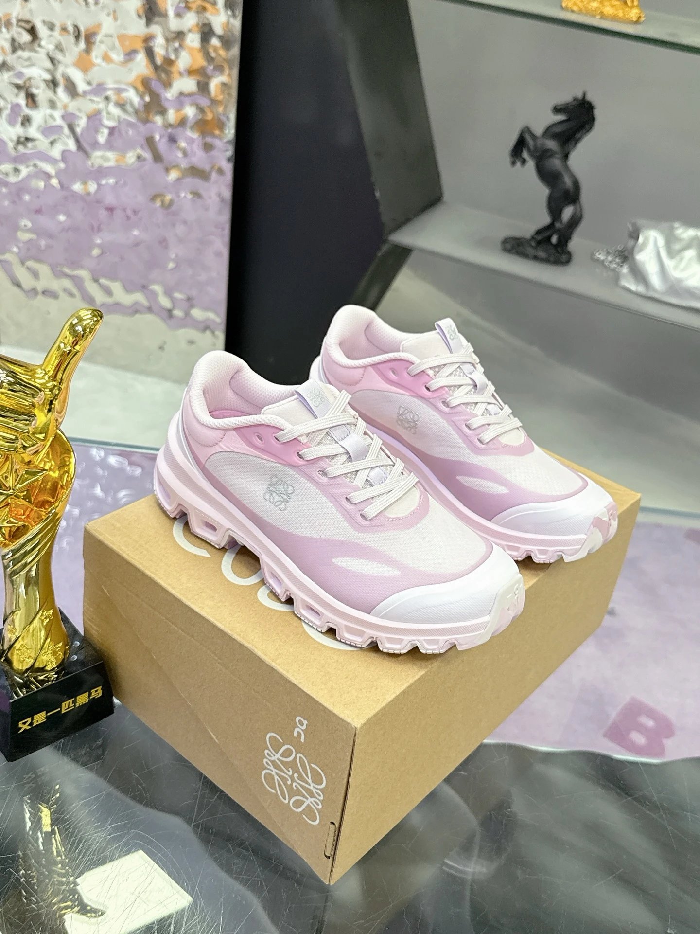Loewe x On Running 3.0 Cloudtilt Sneakers Pink - High Quality Product Image - Cnfans