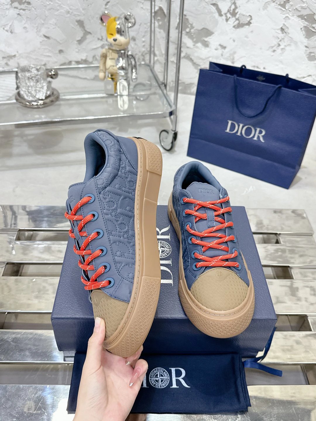 Casual Sneakers Satin Slate - Gallery Image 6 - Detailed View