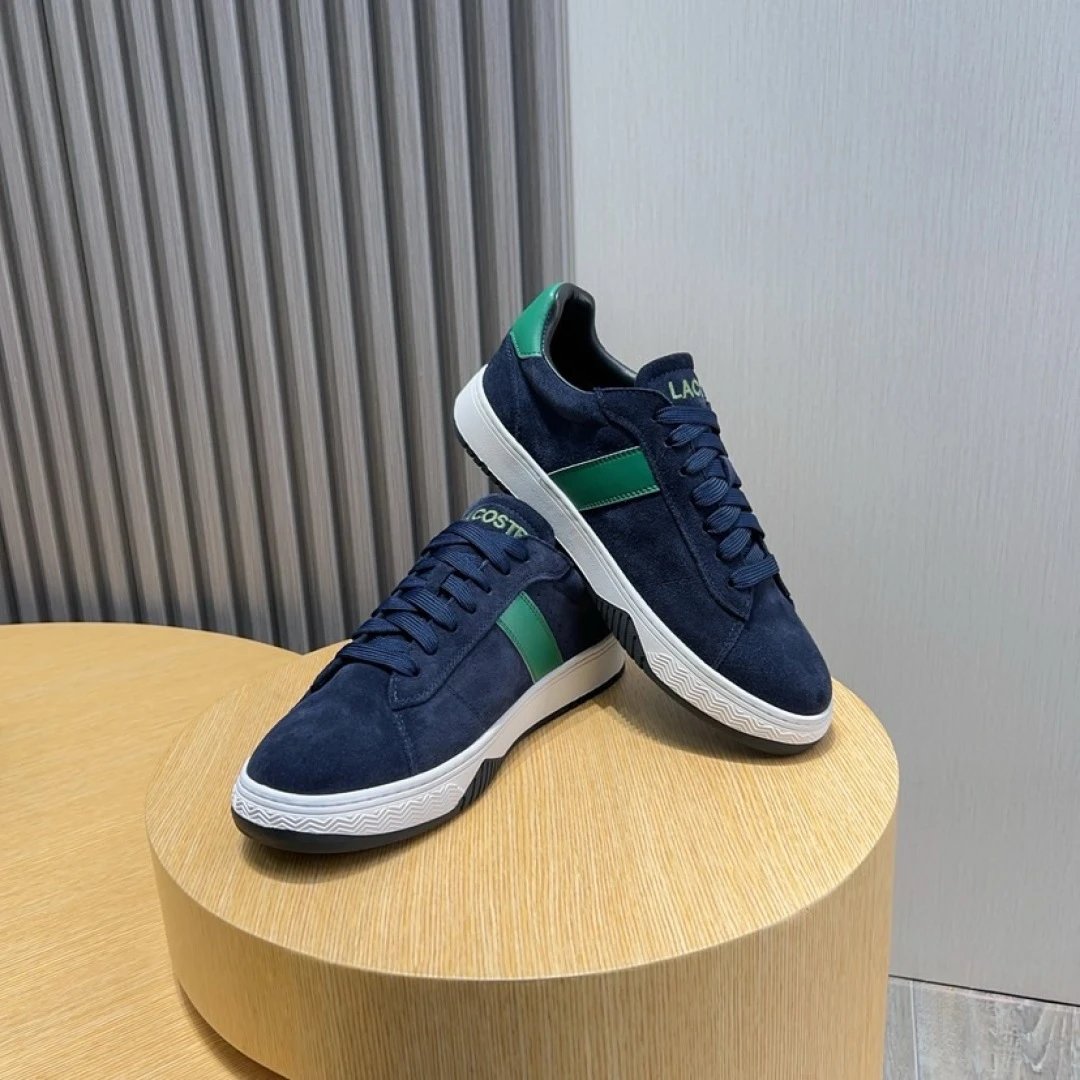 Lacoste Classic Blue Sneakers - Gallery Image 4 - Detailed View