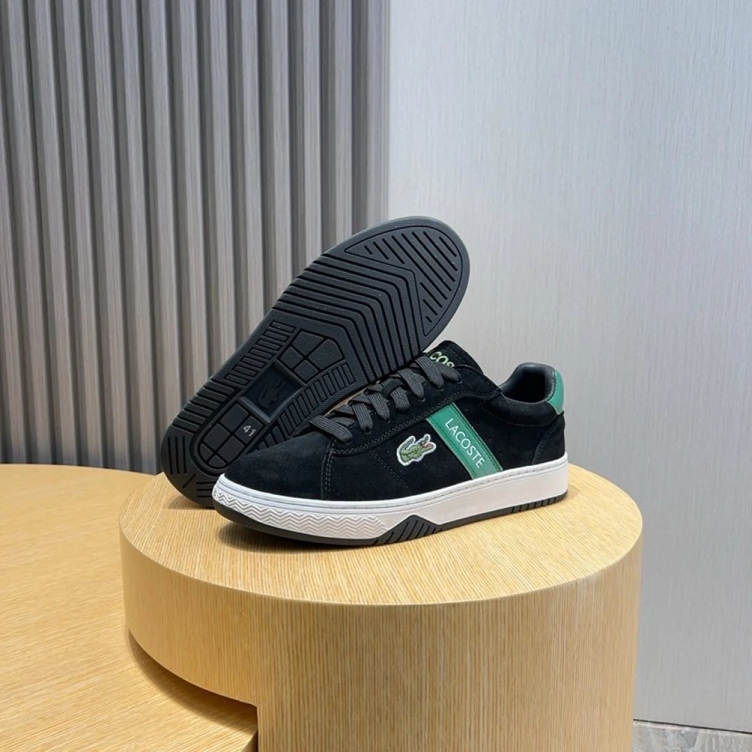 Lacoste Black Classic Sneakers - Gallery Image 8 - Detailed View