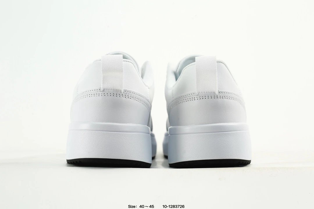 Low Top Leather Sneakers Thick Sole Casual Men’s Shoes Ivory - Gallery Image 7 - Detailed View