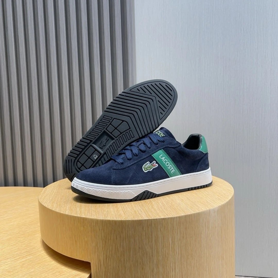 Lacoste Classic Blue Sneakers - Gallery Image 8 - Detailed View