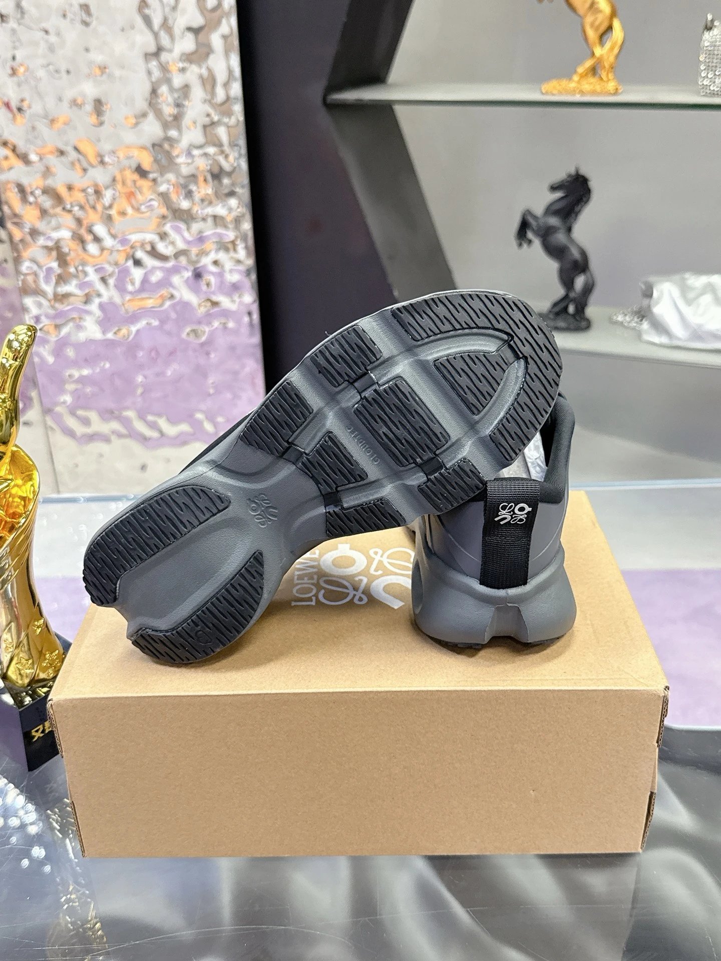 Loewe x On 3.0 Cloudventure Sneakers Black - Gallery Image 9 - Detailed View