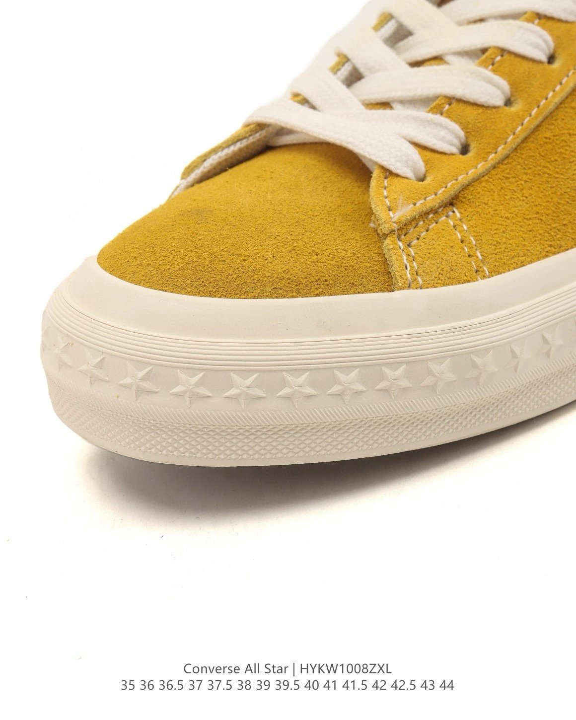 One Star Suede Skate Shoes Vintage Mustard - Gallery Image 7 - Detailed View