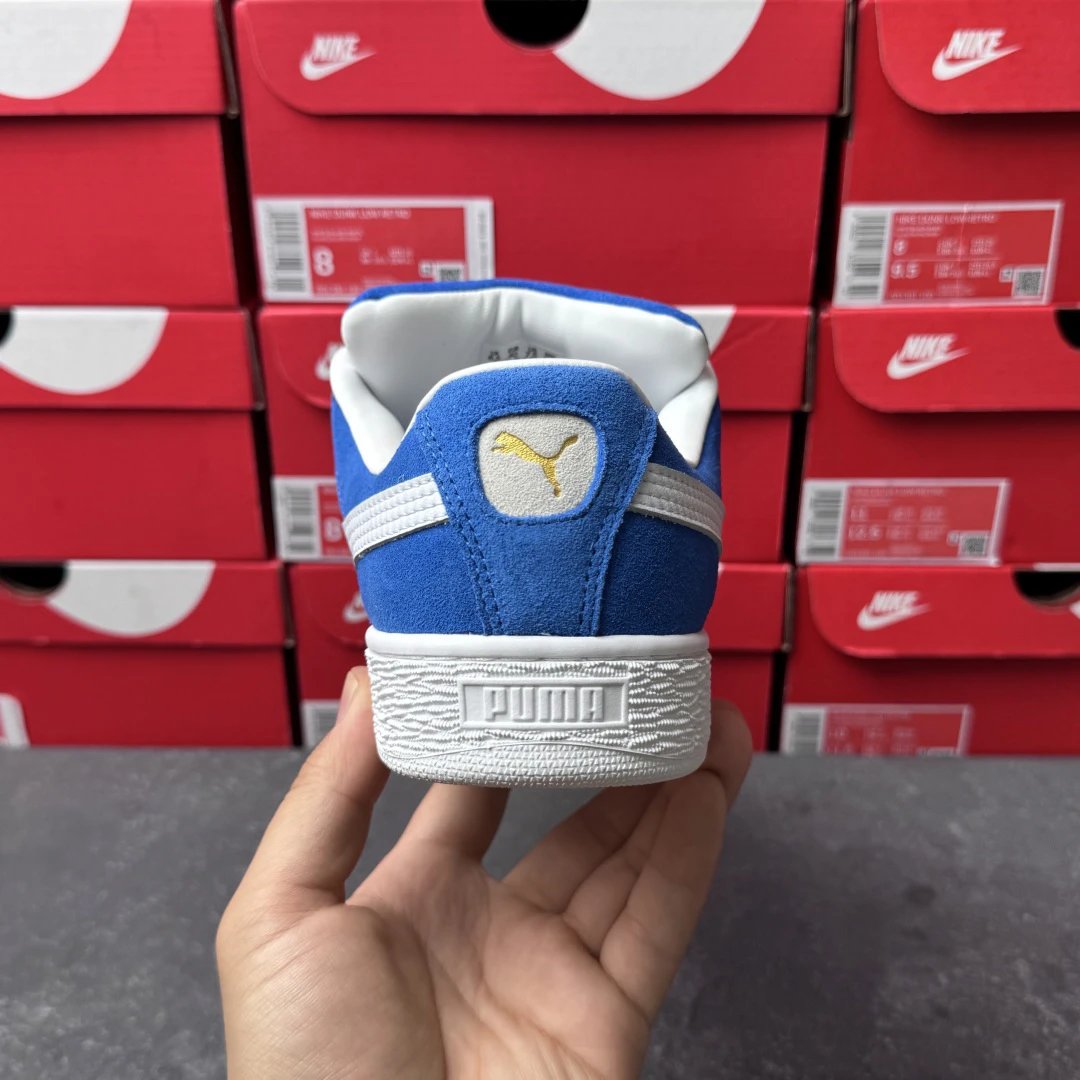 Puma Bread Sneakers Blue White - Gallery Image 6 - Detailed View