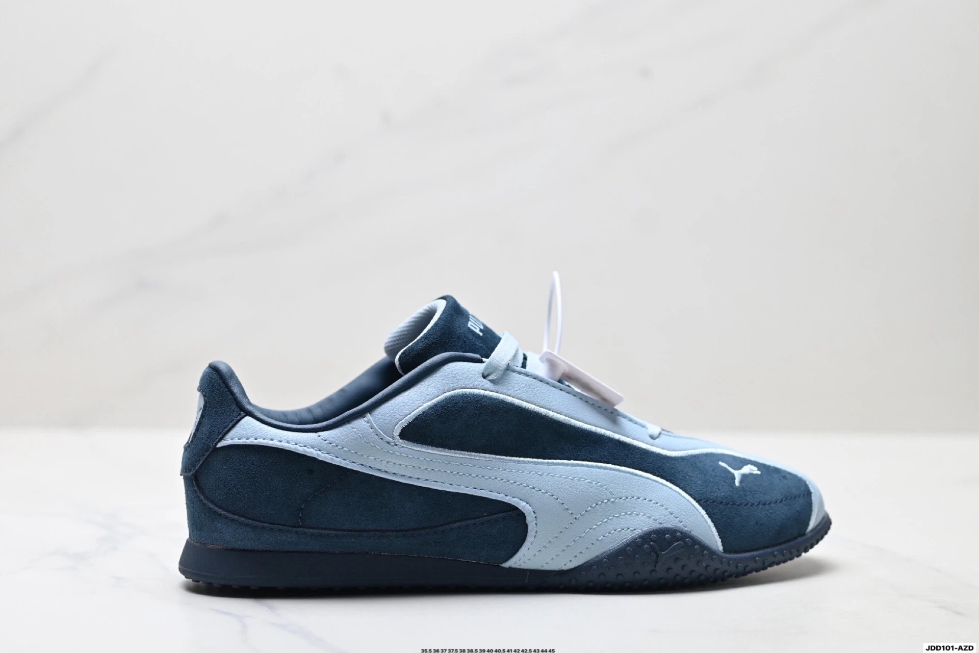 PUMA Bella V2 Leather Sneakers Blue - Puma - Cnfans - $28.39