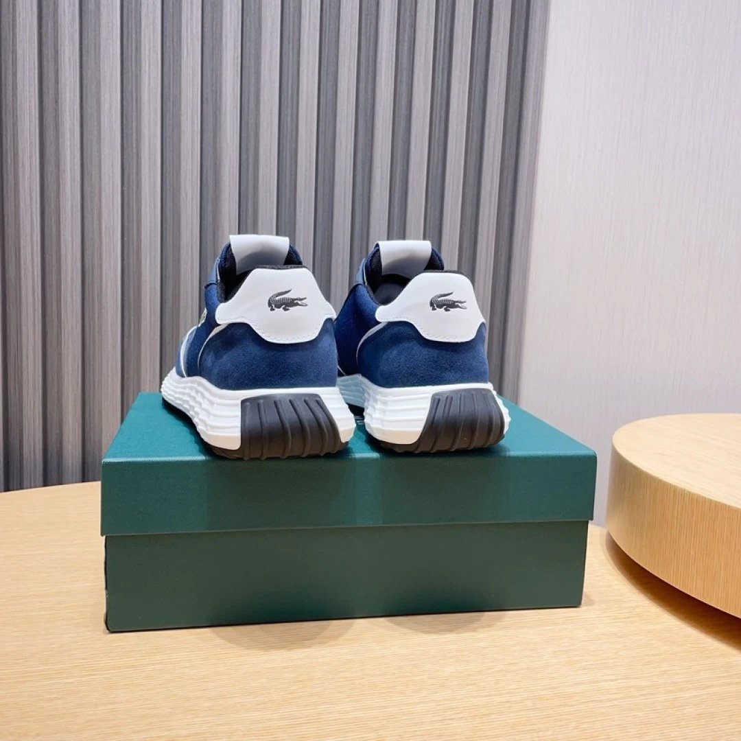Lacoste Blue Classic Sneakers - Gallery Image 4 - Detailed View