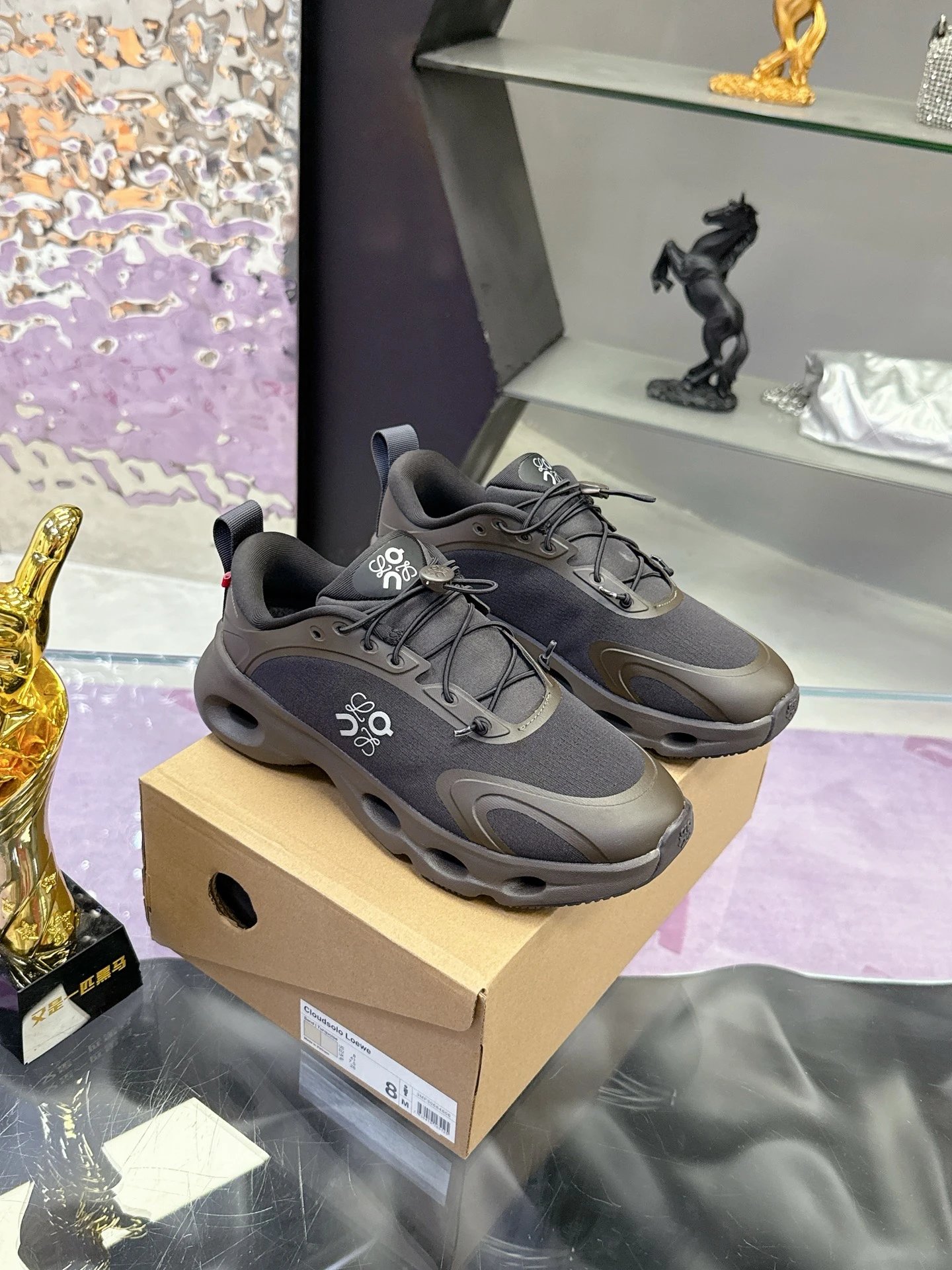 Loewe x On Cloudstratus Sneakers Multicolor - Gallery Image 3 - Detailed View