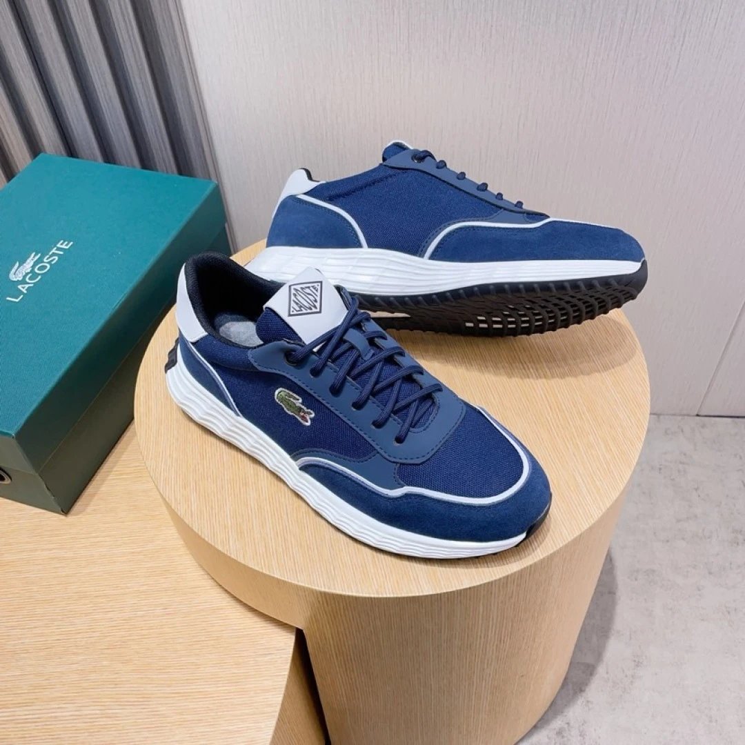 Lacoste Blue Classic Sneakers - Gallery Image 2 - Detailed View