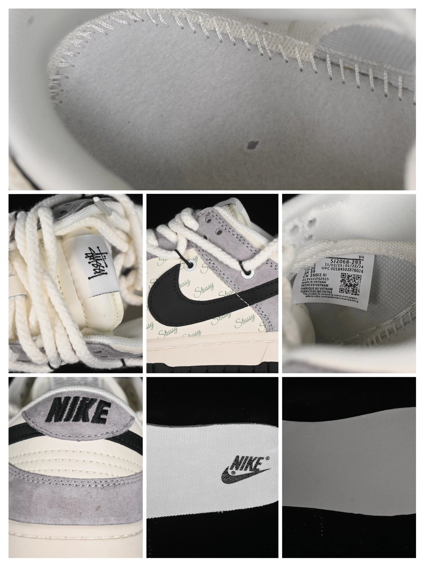 Suede Low Sneakers Ash - Gallery Image 9 - Detailed View