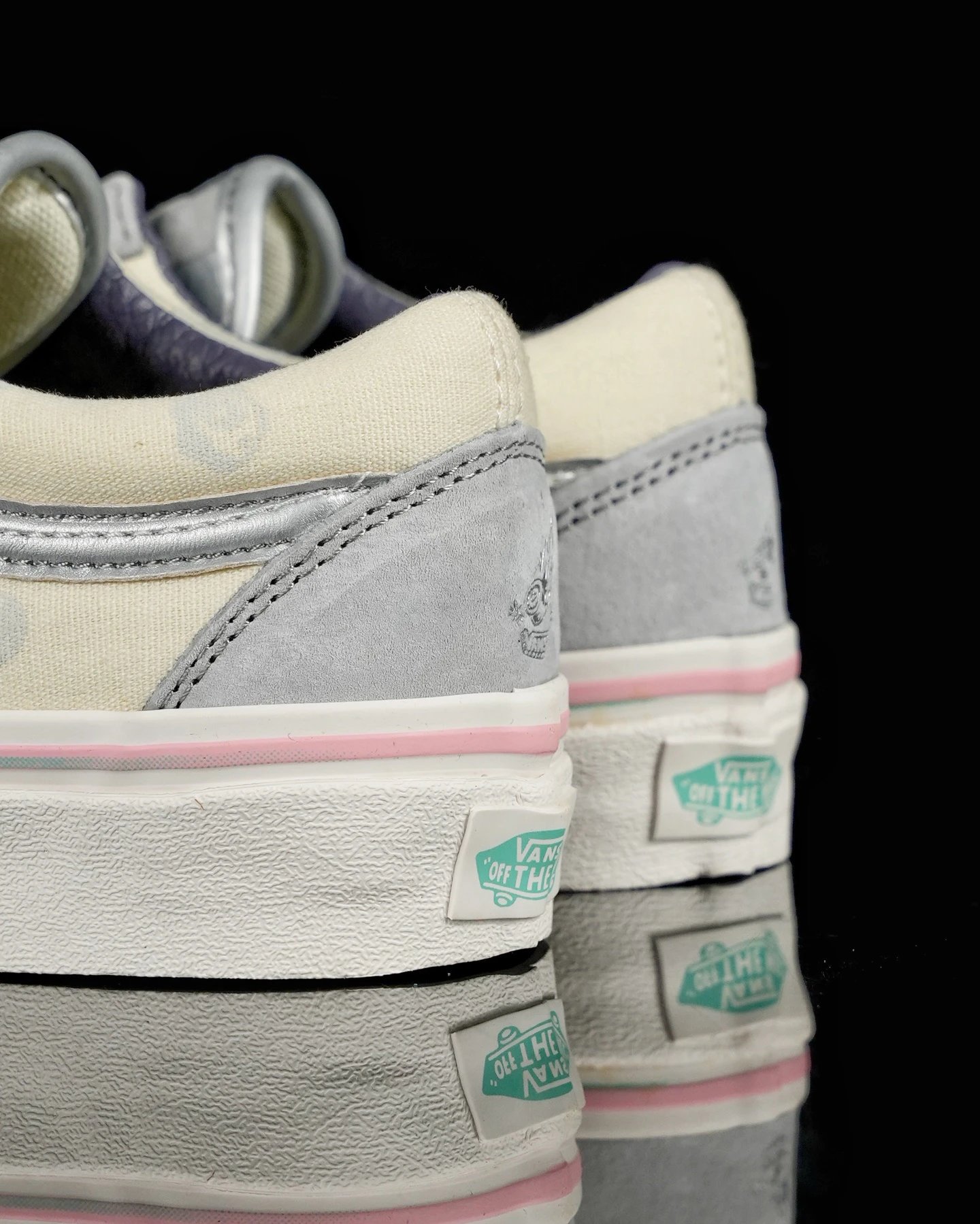 Old Skool Space Molly Suede Sneakers Mist Grey - Gallery Image 7 - Detailed View