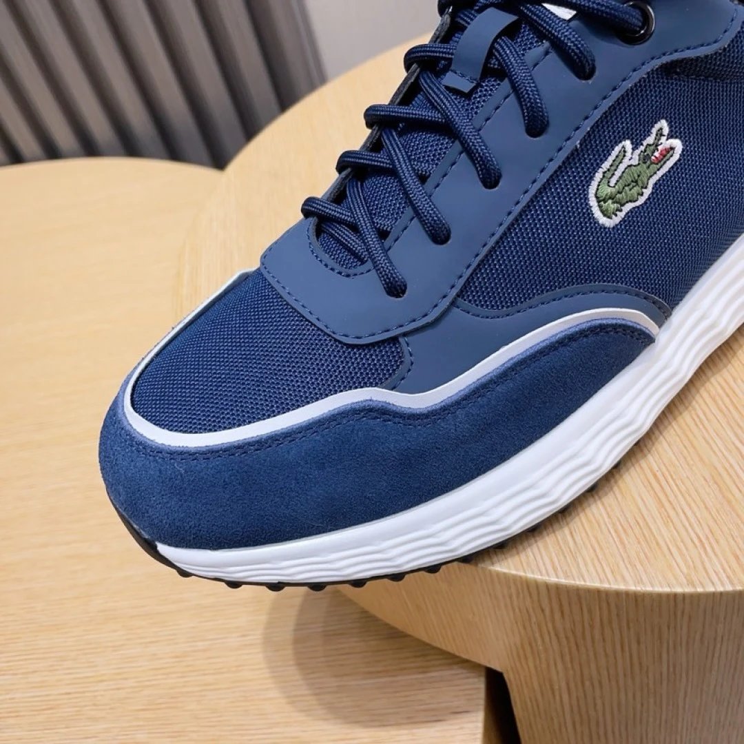 Lacoste Blue Classic Sneakers - Gallery Image 7 - Detailed View