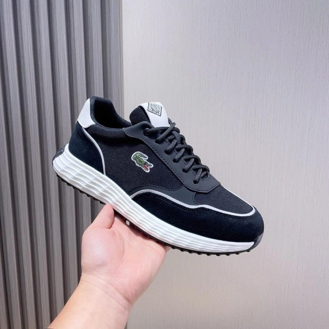 Lacoste Black Classic Sneakers - Gallery Image 1 - Detailed View