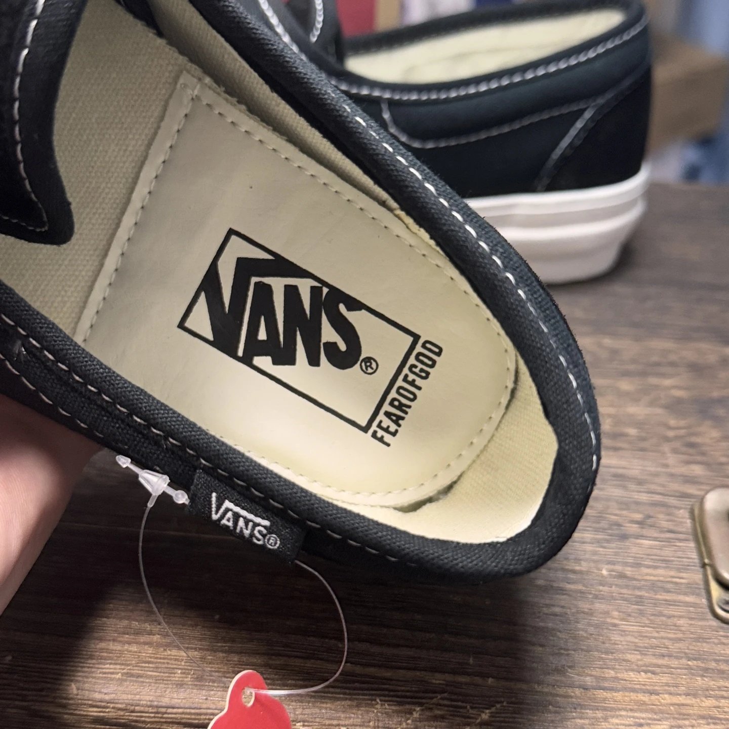 Suede Slip On Sneakers Jet Black - Gallery Image 5 - Detailed View