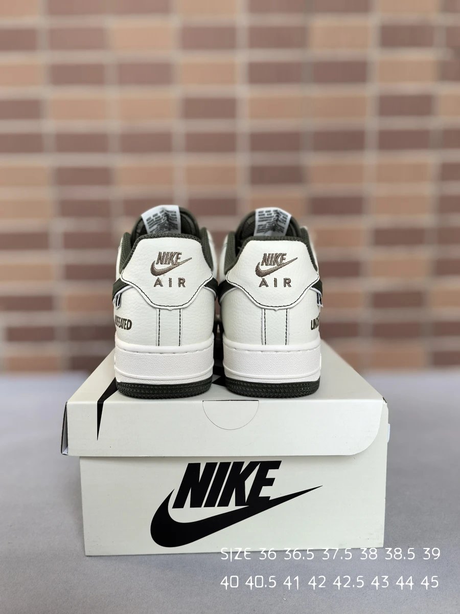 Rope Series Leather Air Force 1 Low Ivory Black - Gallery Image 8 - Detailed View