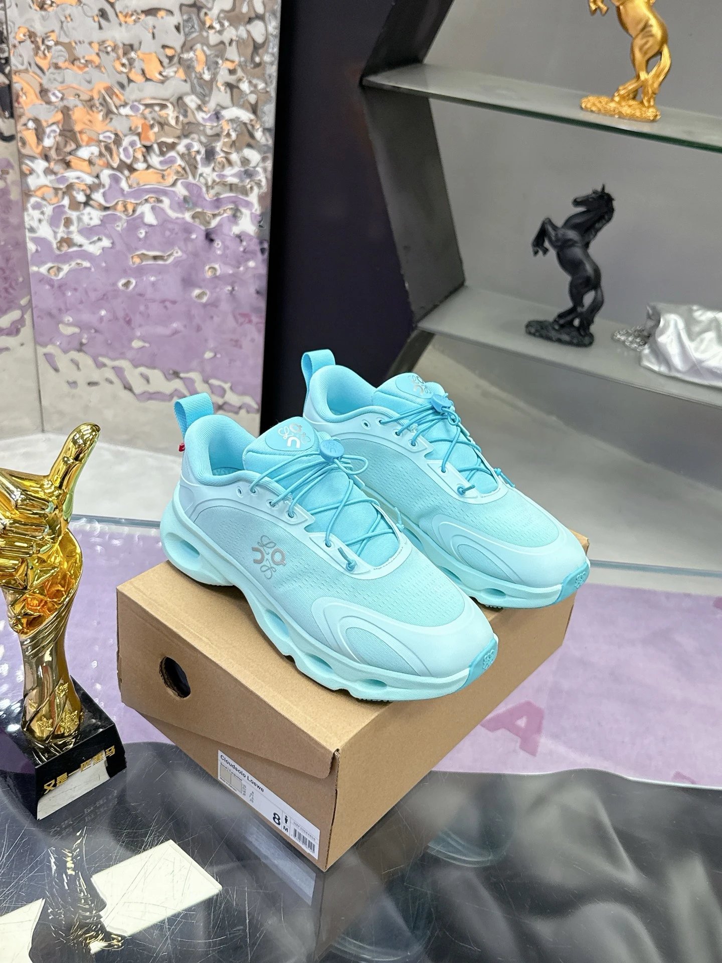 Loewe x On 3.0 Cloudventure Sneakers Blue - High Quality Product Image - Cnfans