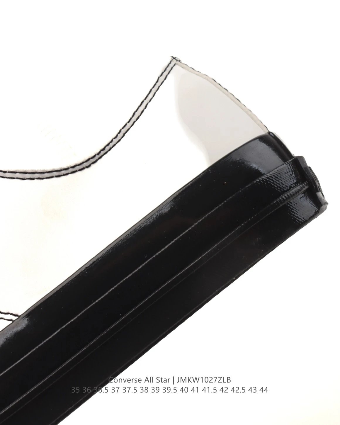 Vintage Leather Low Top Sneakers Ebony Ivory - Gallery Image 8 - Detailed View