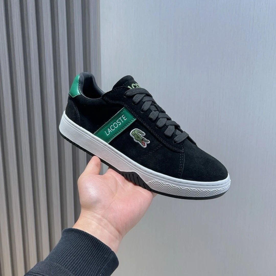 Lacoste Black Classic Sneakers - Gallery Image 3 - Detailed View