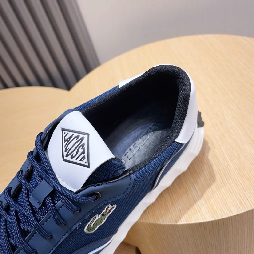 Lacoste Blue Classic Sneakers - Gallery Image 6 - Detailed View