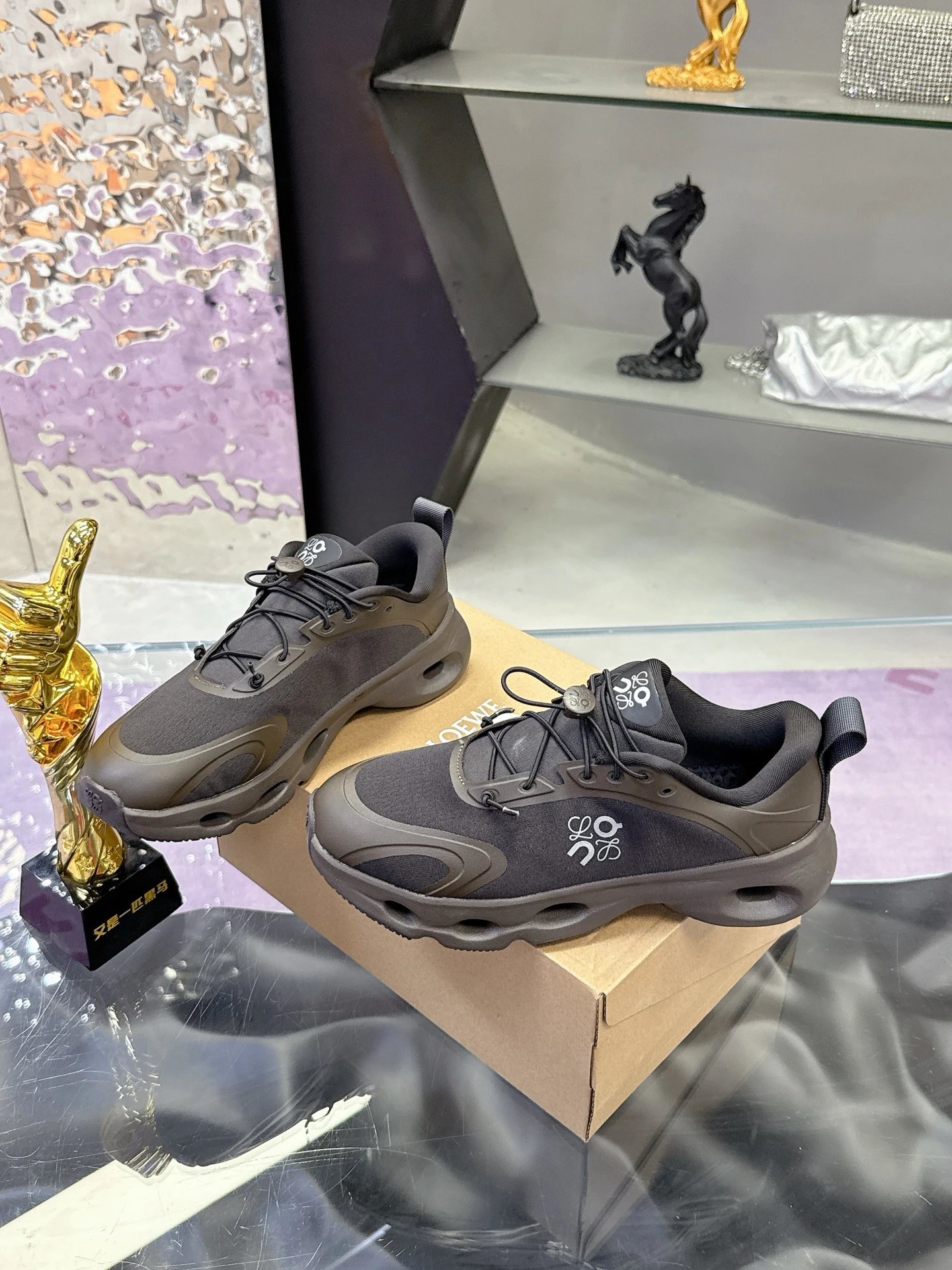 Loewe x On Cloudstratus Sneakers Multicolor - Gallery Image 4 - Detailed View