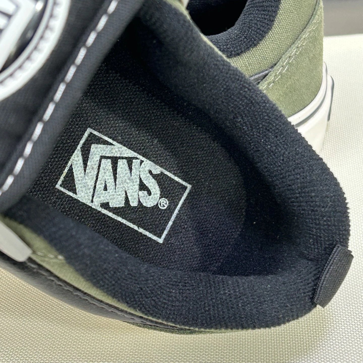 Low Top Suede Skate Shoes Lightning Moss Green - Gallery Image 4 - Detailed View