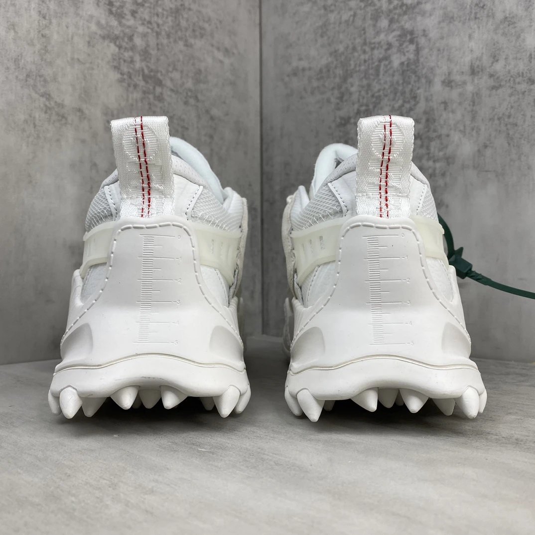 ODS Y1000 Trail Sneakers Oxford Leather Mesh Ivory - Gallery Image 5 - Detailed View