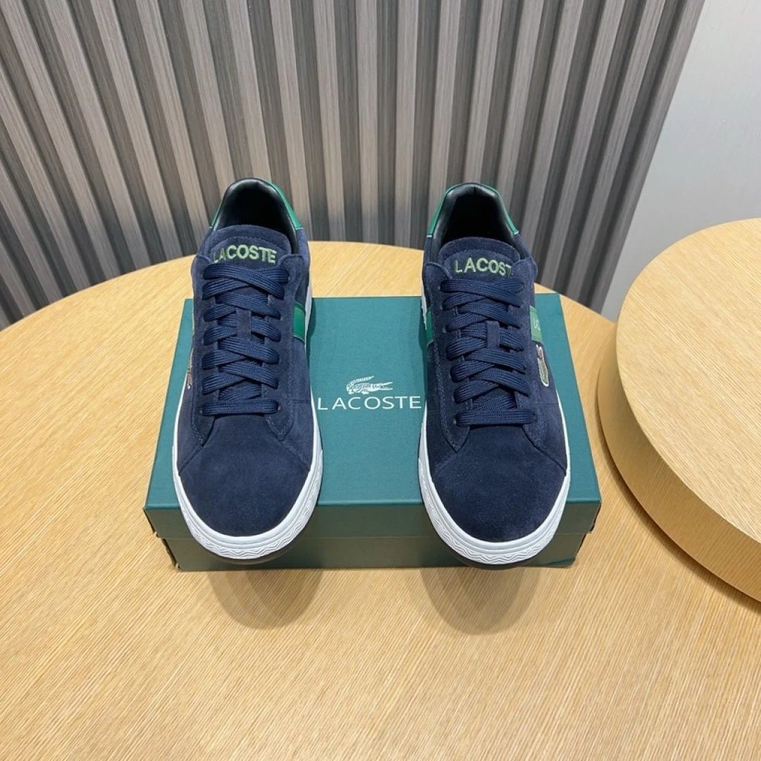 Lacoste Classic Blue Sneakers - Gallery Image 2 - Detailed View