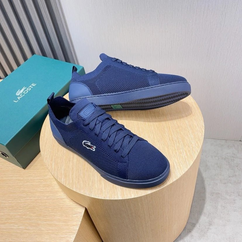 Lacoste Classic Sneakers Navy - Gallery Image 2 - Detailed View