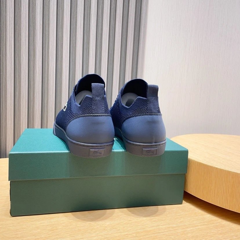 Lacoste Classic Sneakers Navy - Gallery Image 8 - Detailed View