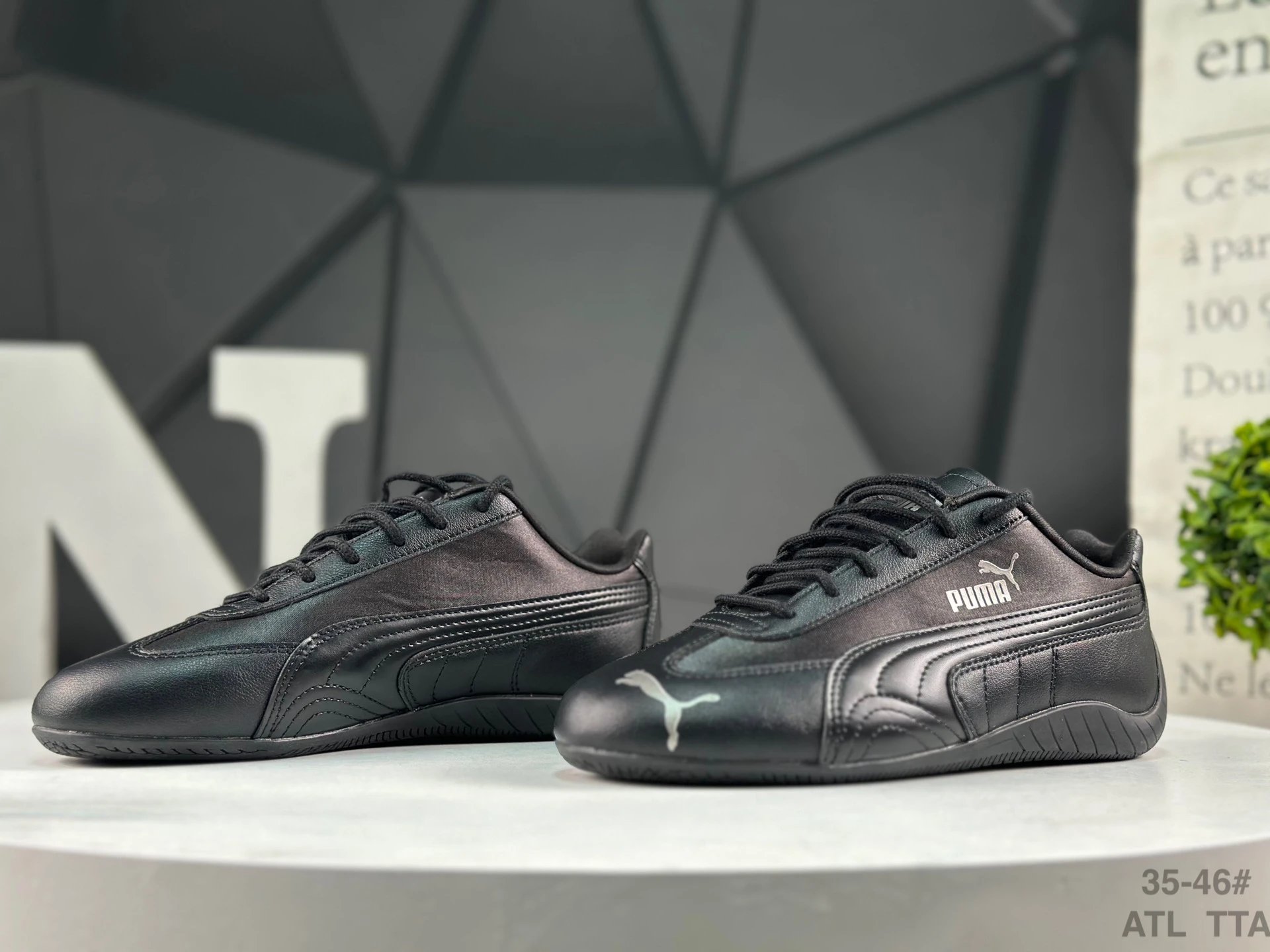 Puma Speed OG Sneakers Black - Gallery Image 4 - Detailed View