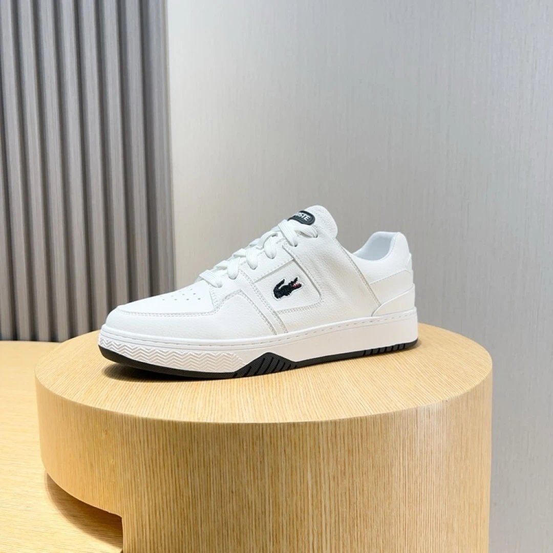 Lacoste Classic White Sneakers - Gallery Image 7 - Detailed View