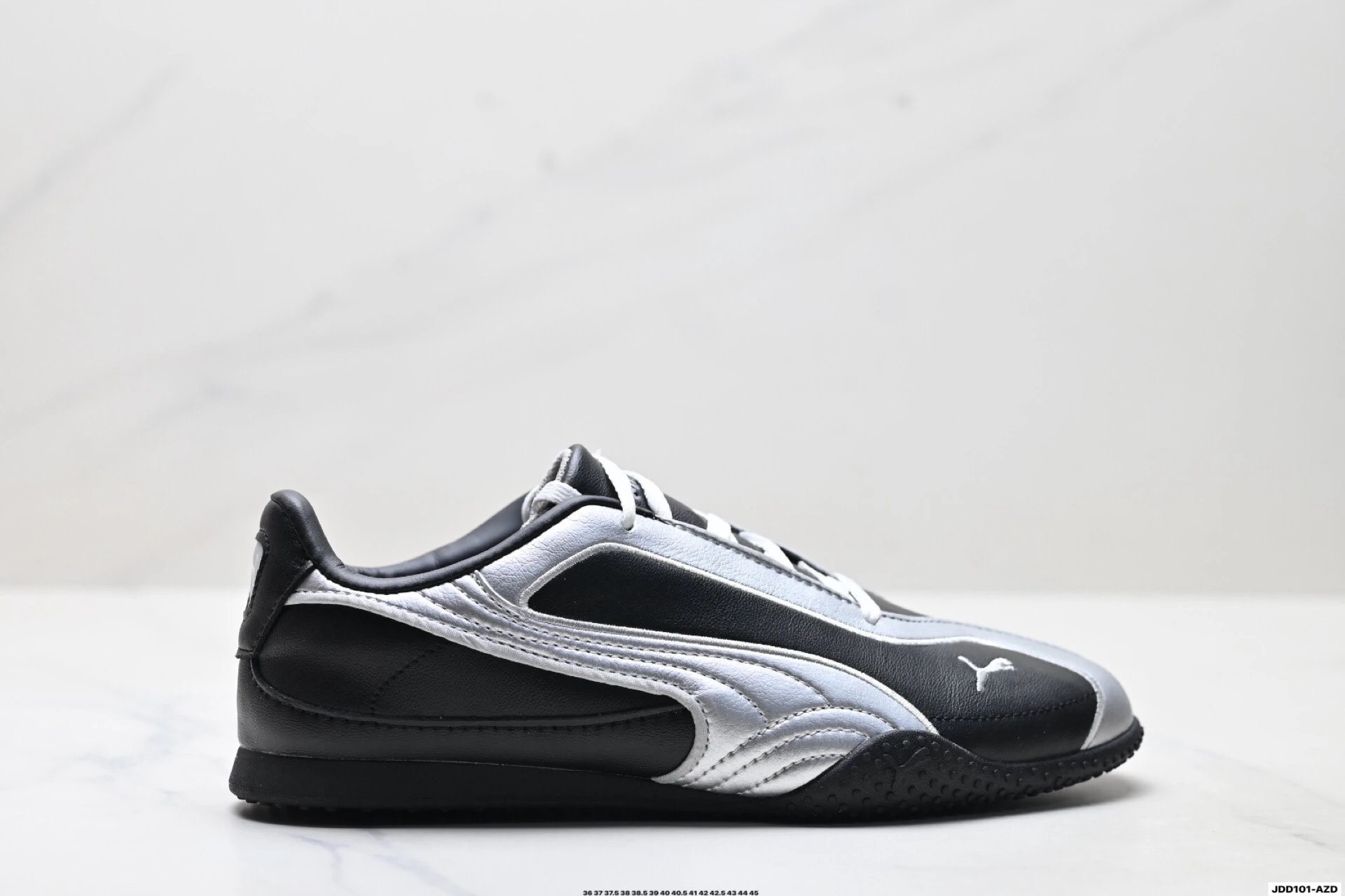PUMA Bella V2 Leather Sneakers Black Silver - Puma - Cnfans - $28.39