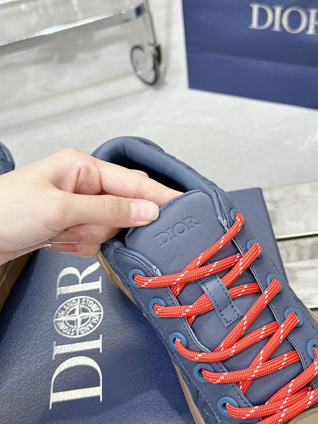 Casual Sneakers Satin Slate - Gallery Image 7 - Detailed View