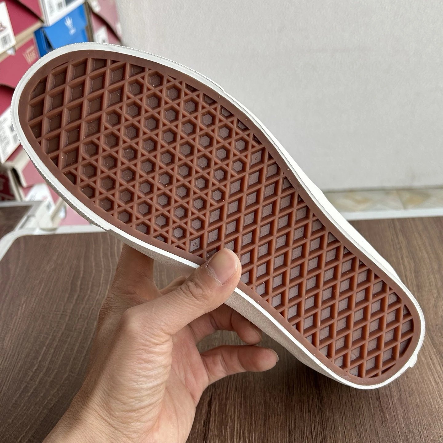 Authentic Canvas Low Top Skate Shoes Mustard Yellow - Gallery Image 8 - Detailed View