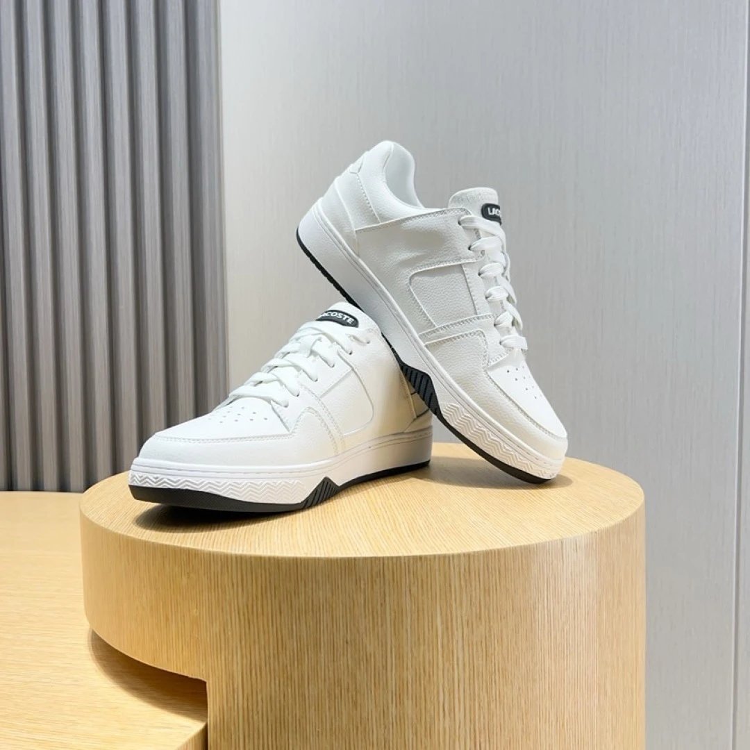 Lacoste Classic White Sneakers - Gallery Image 5 - Detailed View