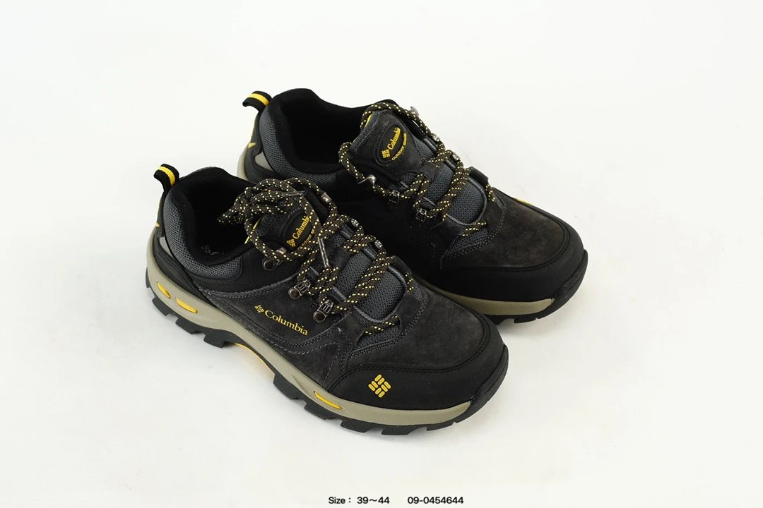 Men's Outdoor Hiking Trek Shoes Ochre Black - Gallery Image 8 - Detailed View