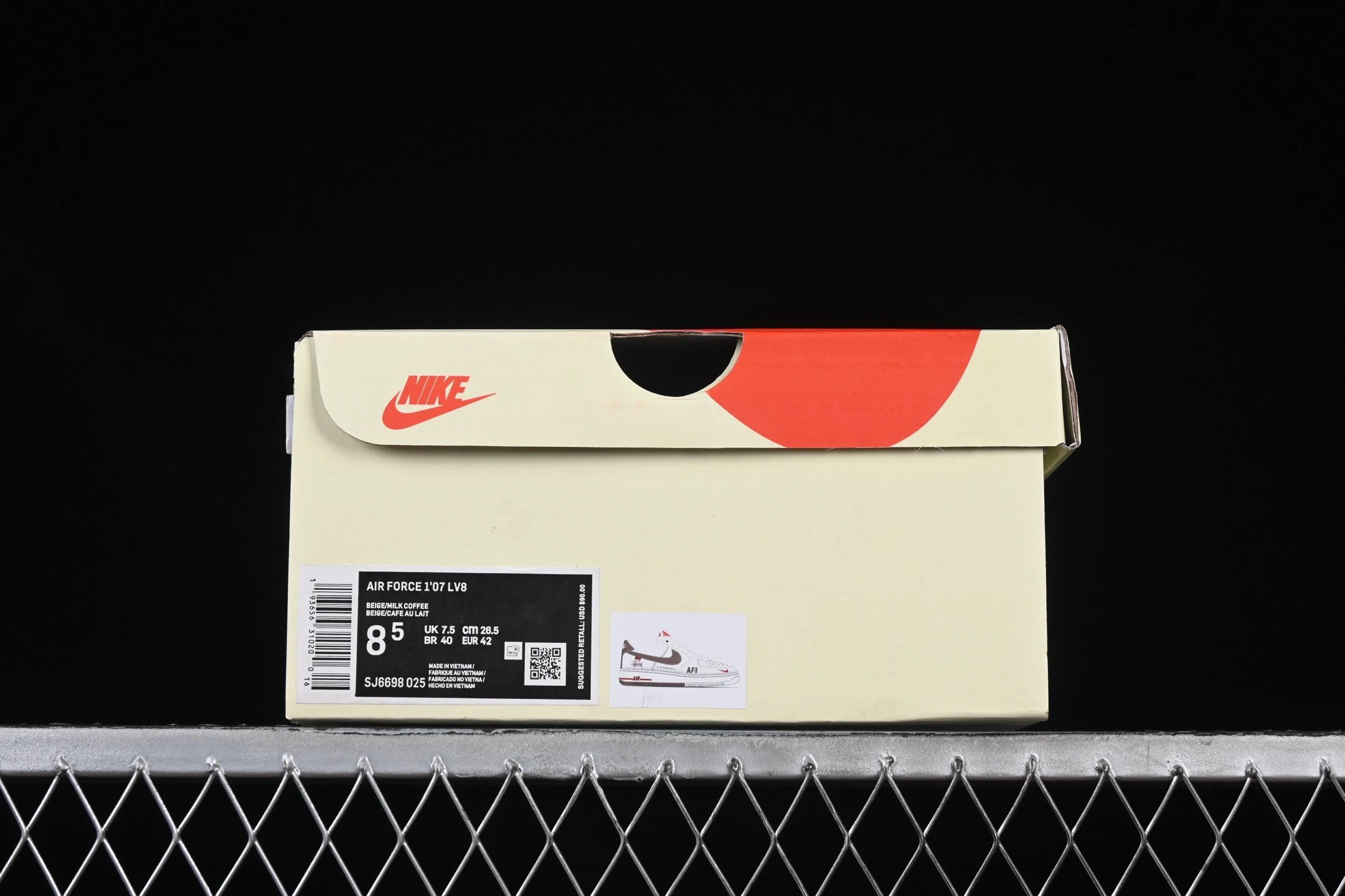 Casual Low-Top Sneakers Taupe Ivory - Gallery Image 8 - Detailed View