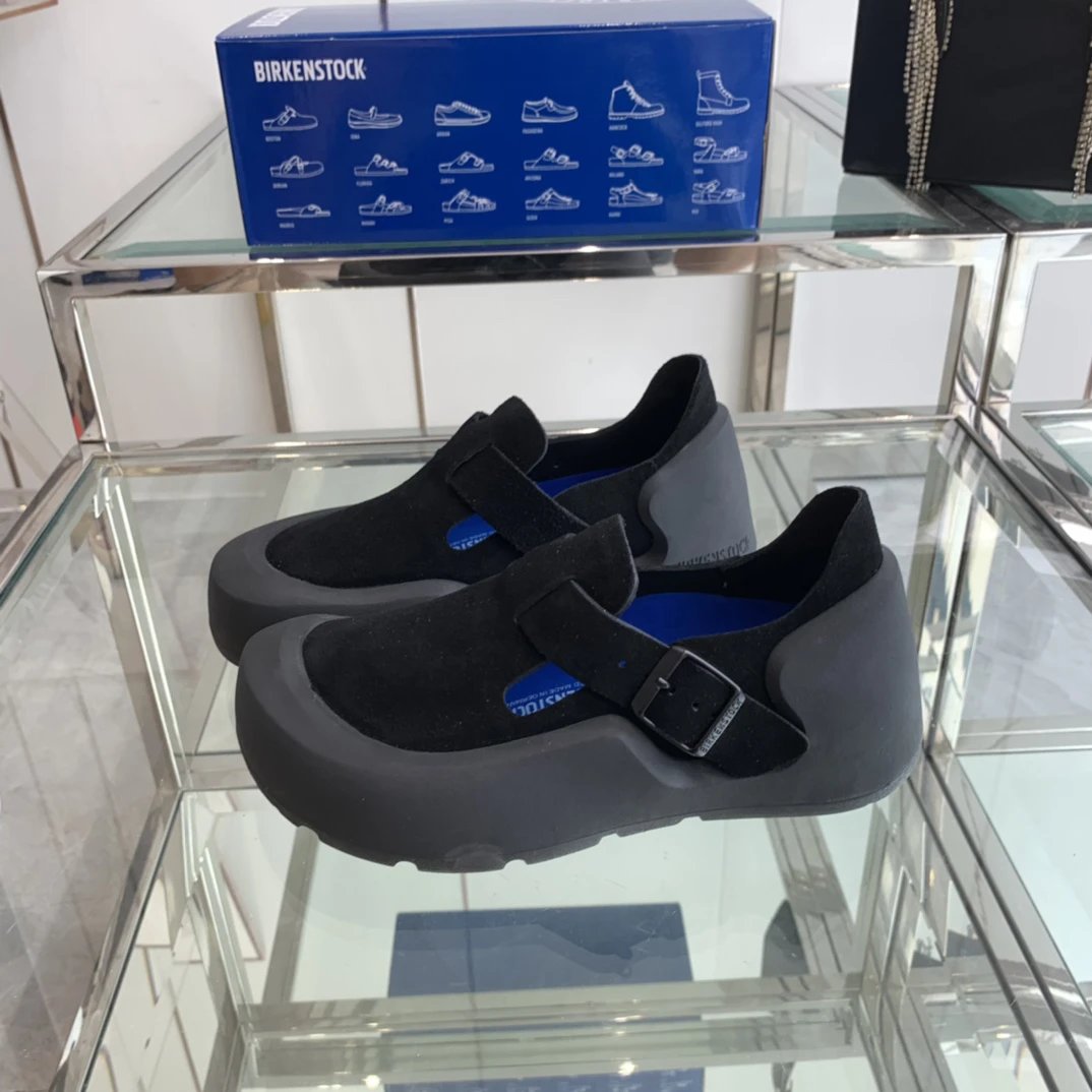 Suede Slip-On Loafers Ergonomic Design Charcoal Black - Related Product - Cnfans