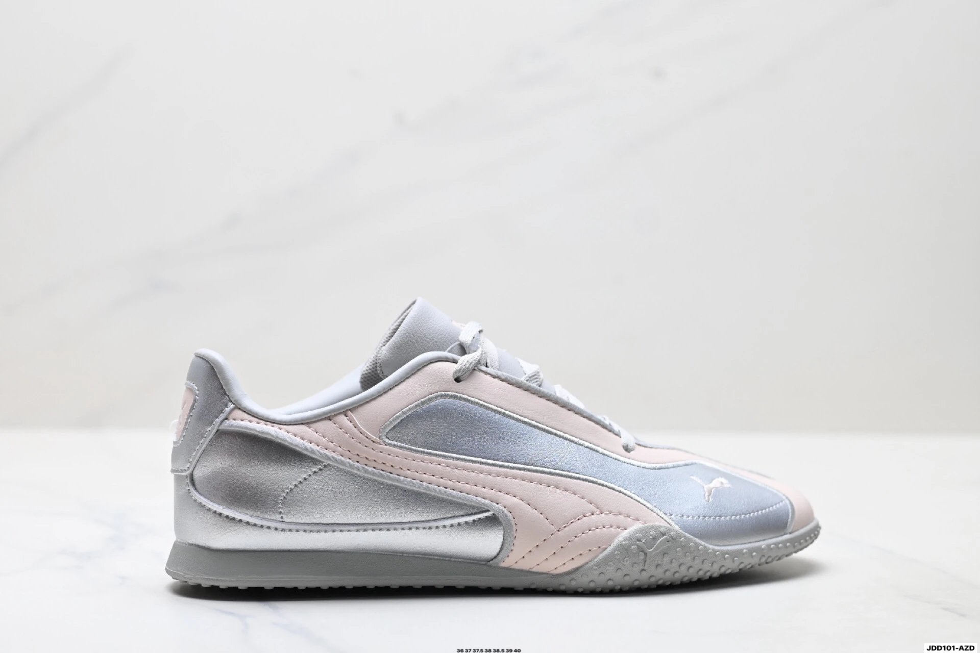 PUMA Bella V2 Leather Sneakers Pink Grey - Puma - Cnfans - $28.39