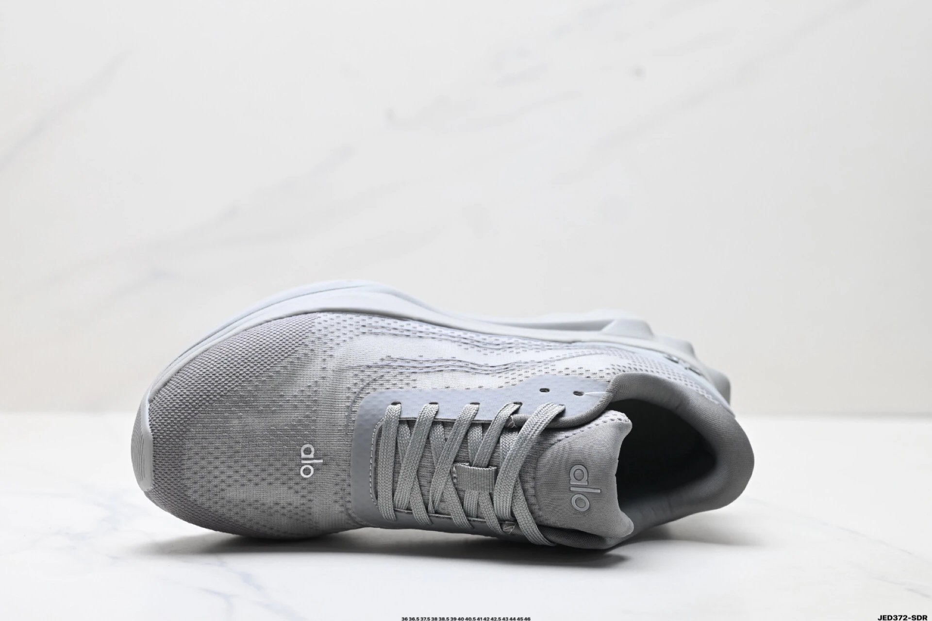 Alo Yoga Alo Runner Sneakers Grey - Gallery Image 2 - Detailed View