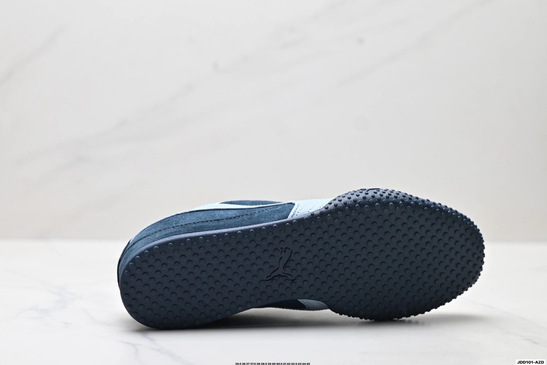 PUMA Bella V2 Leather Sneakers Blue - Gallery Image 9 - Detailed View