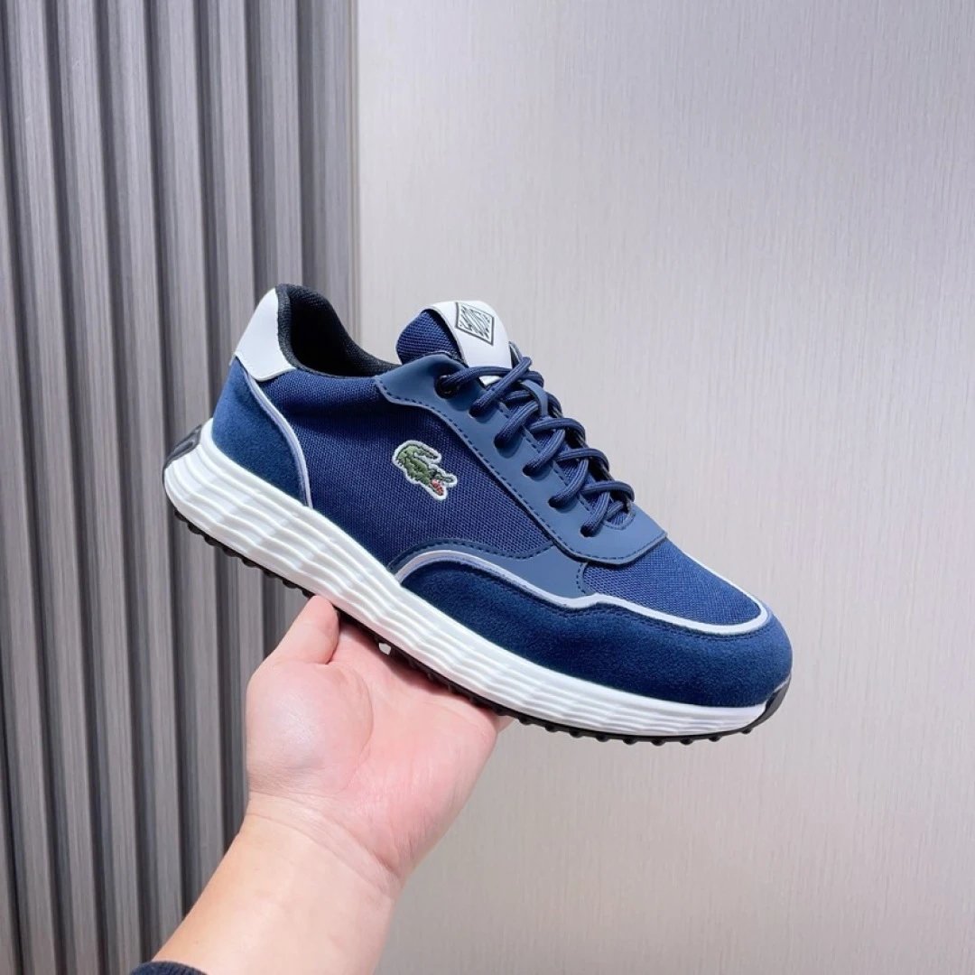Lacoste Blue Classic Sneakers - Gallery Image 1 - Detailed View