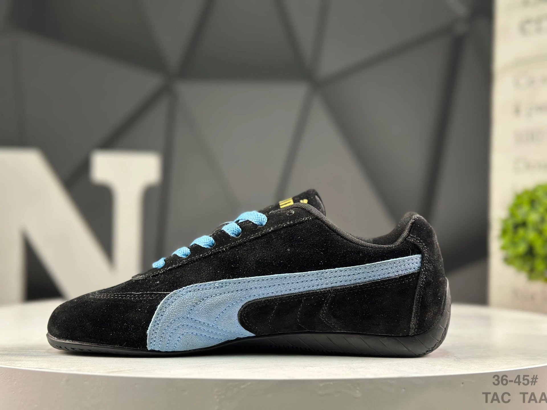 Puma Speed OG Sneakers Black Blue  - Gallery Image 3 - Detailed View