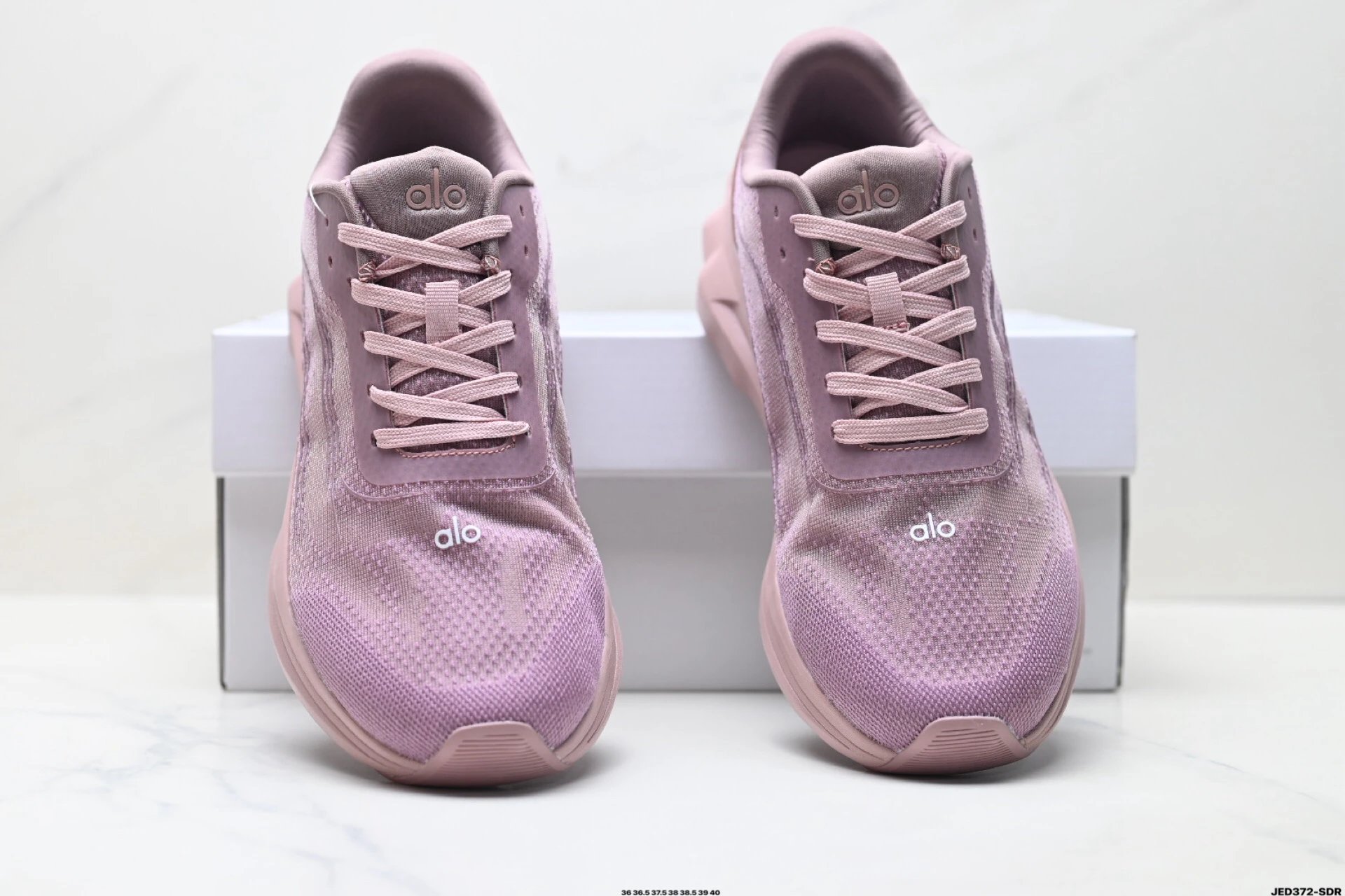 Alo Yoga Alo Runner Sneakers Purple - Gallery Image 7 - Detailed View